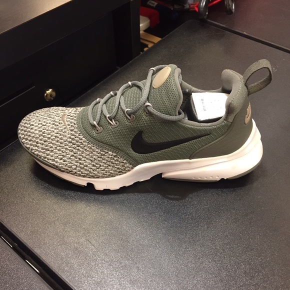 army green presto nike